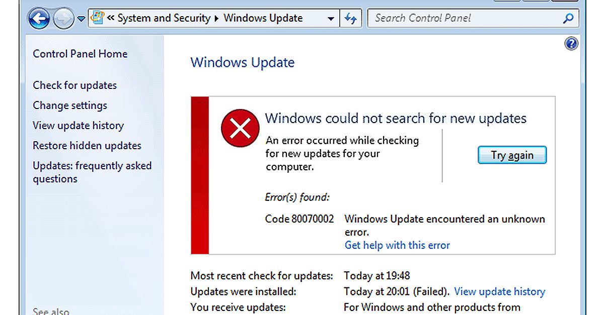 How to Fix Backup Error 0x80070002 ErrorTools