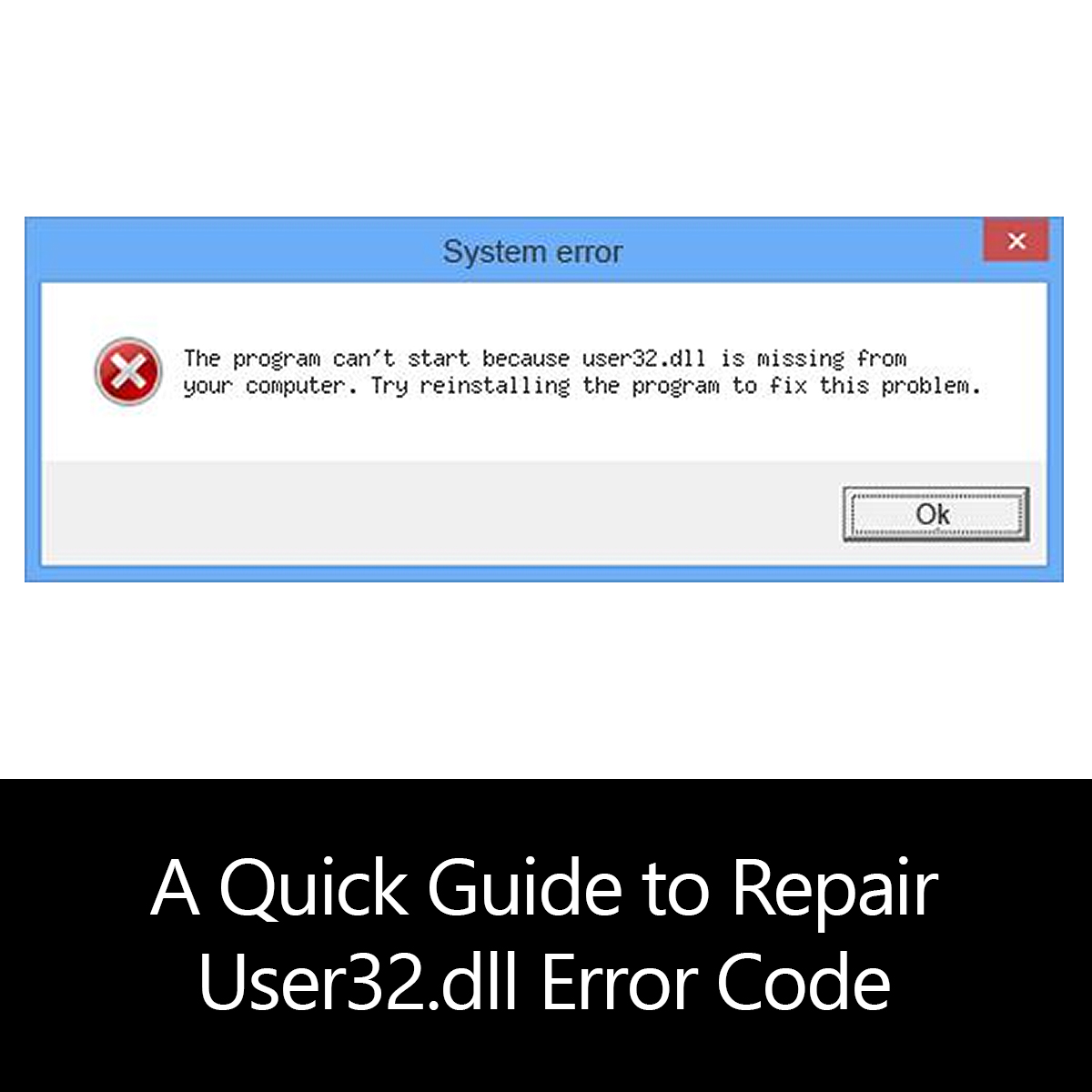 user32.dll blue screen error