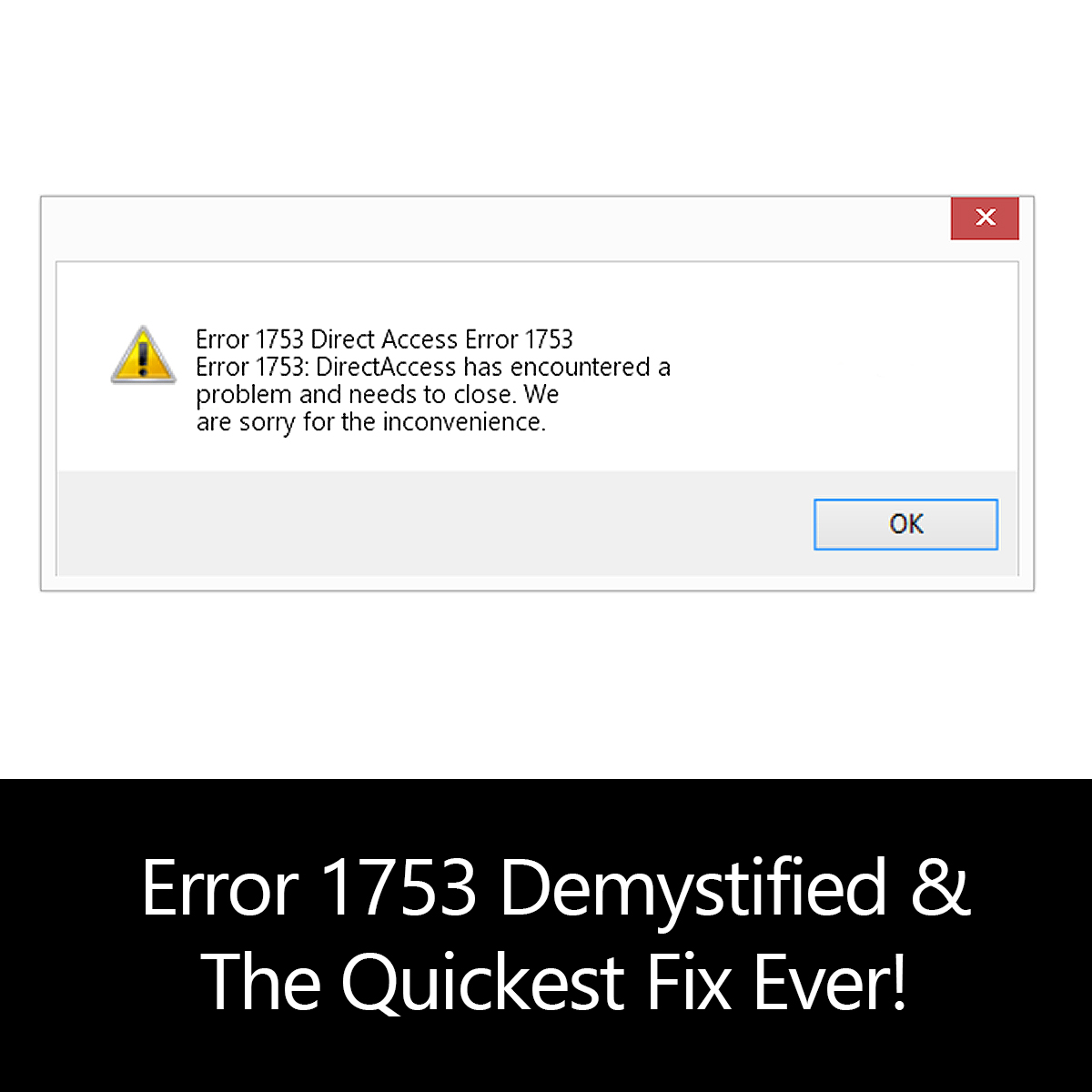 error de Windows 1753