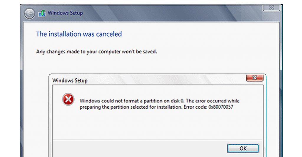 Сохраненные данные повреждены. При установке виндовс вылетает ошибка. Ошибка 0x80070057. Ошибка при установке винды файлы. Ошибки при переустановке Windows.