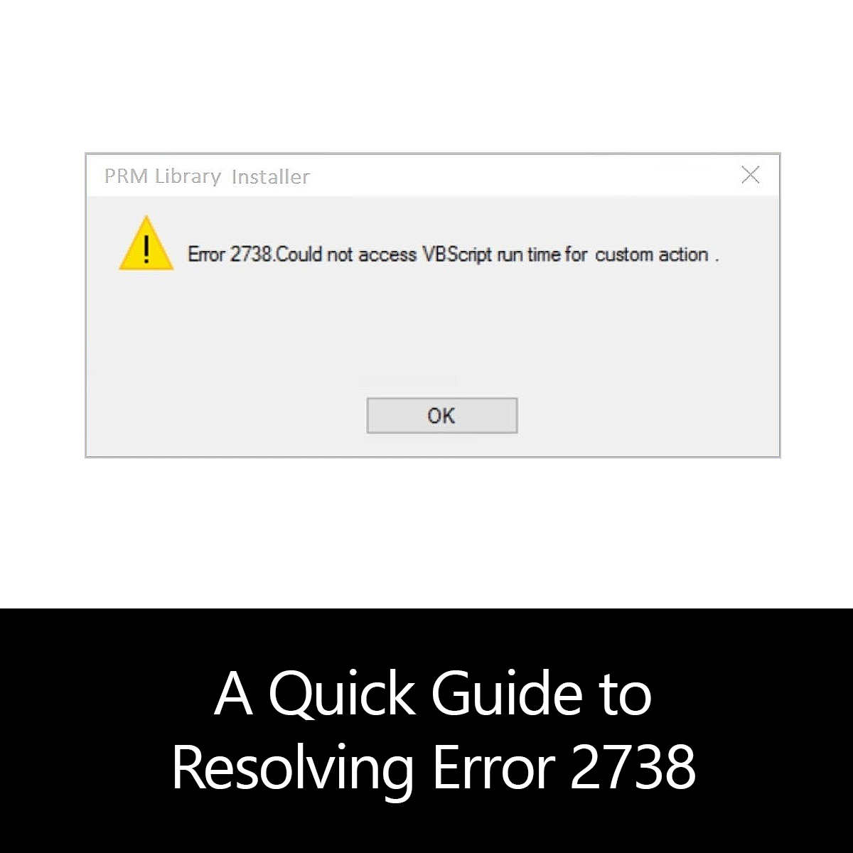 error interno 2738 windows xp