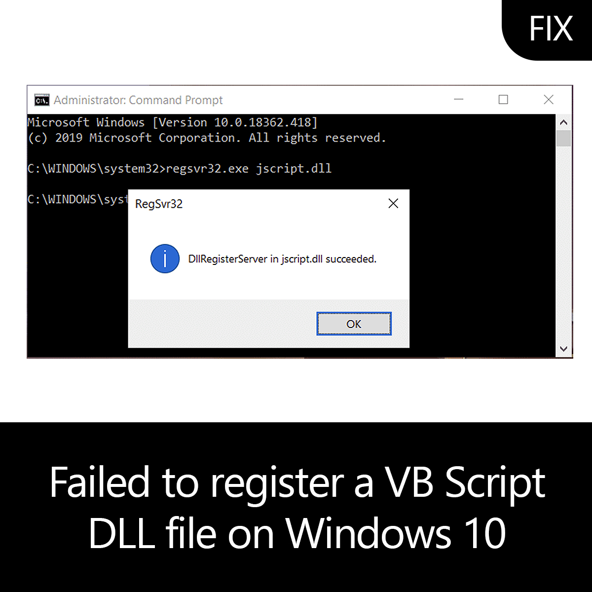 opnieuw installeren of afgehandeld regsvr32.exe vbscript.dll