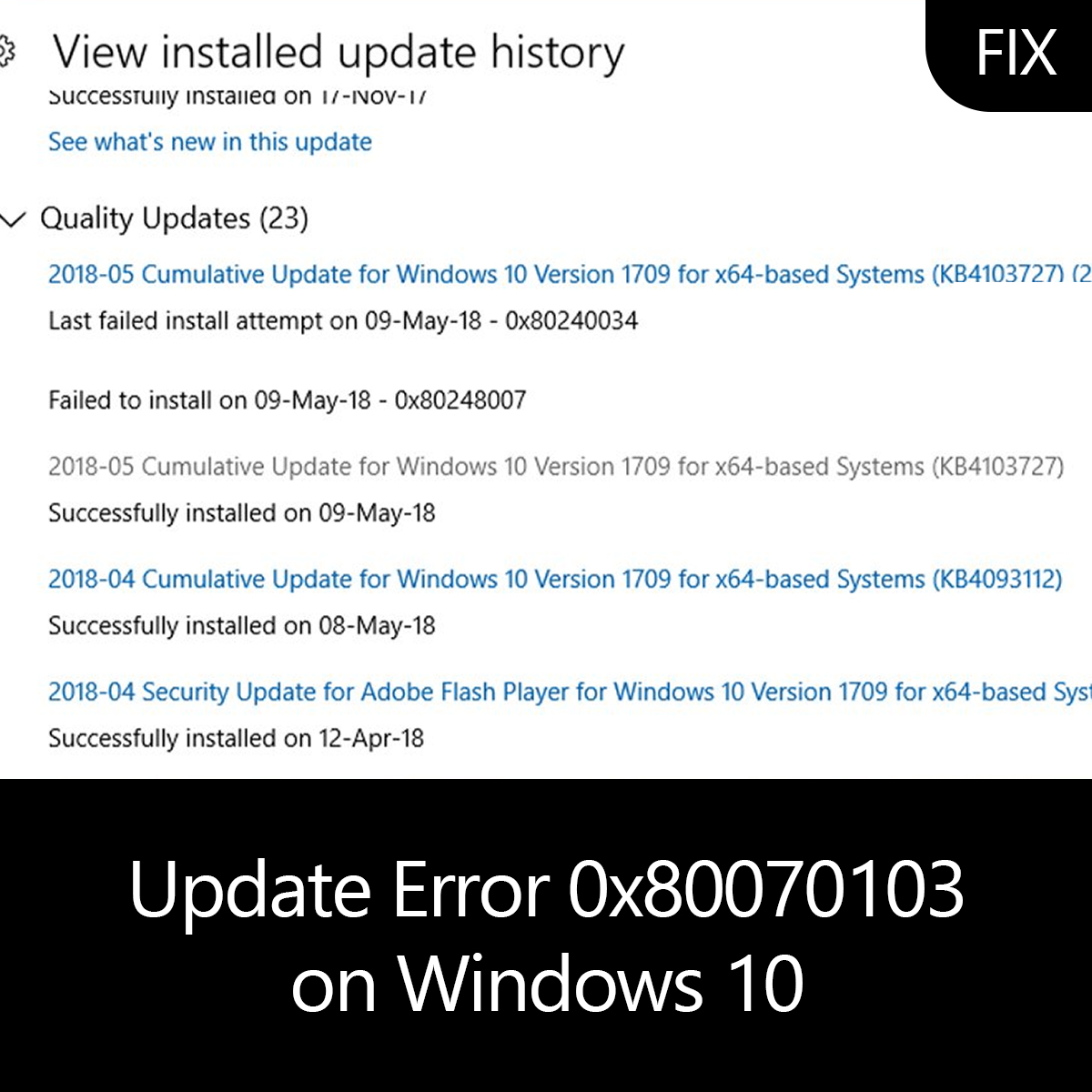failure to install windows 10 version 1709