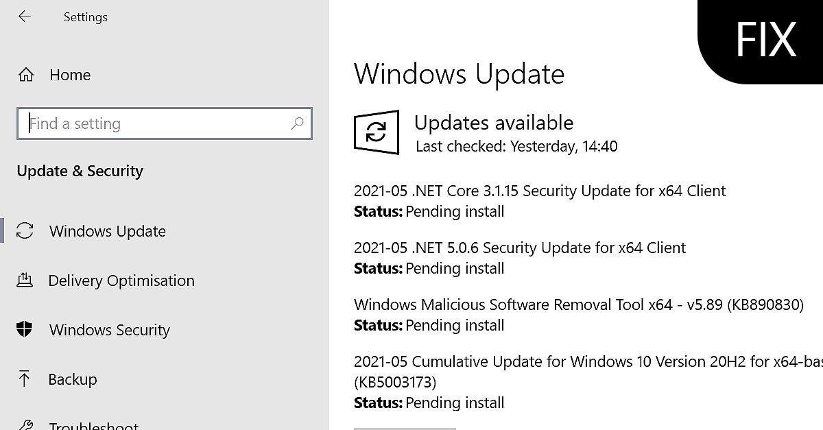 Fix Windows Update Error 0x800F0922 ErrorTools