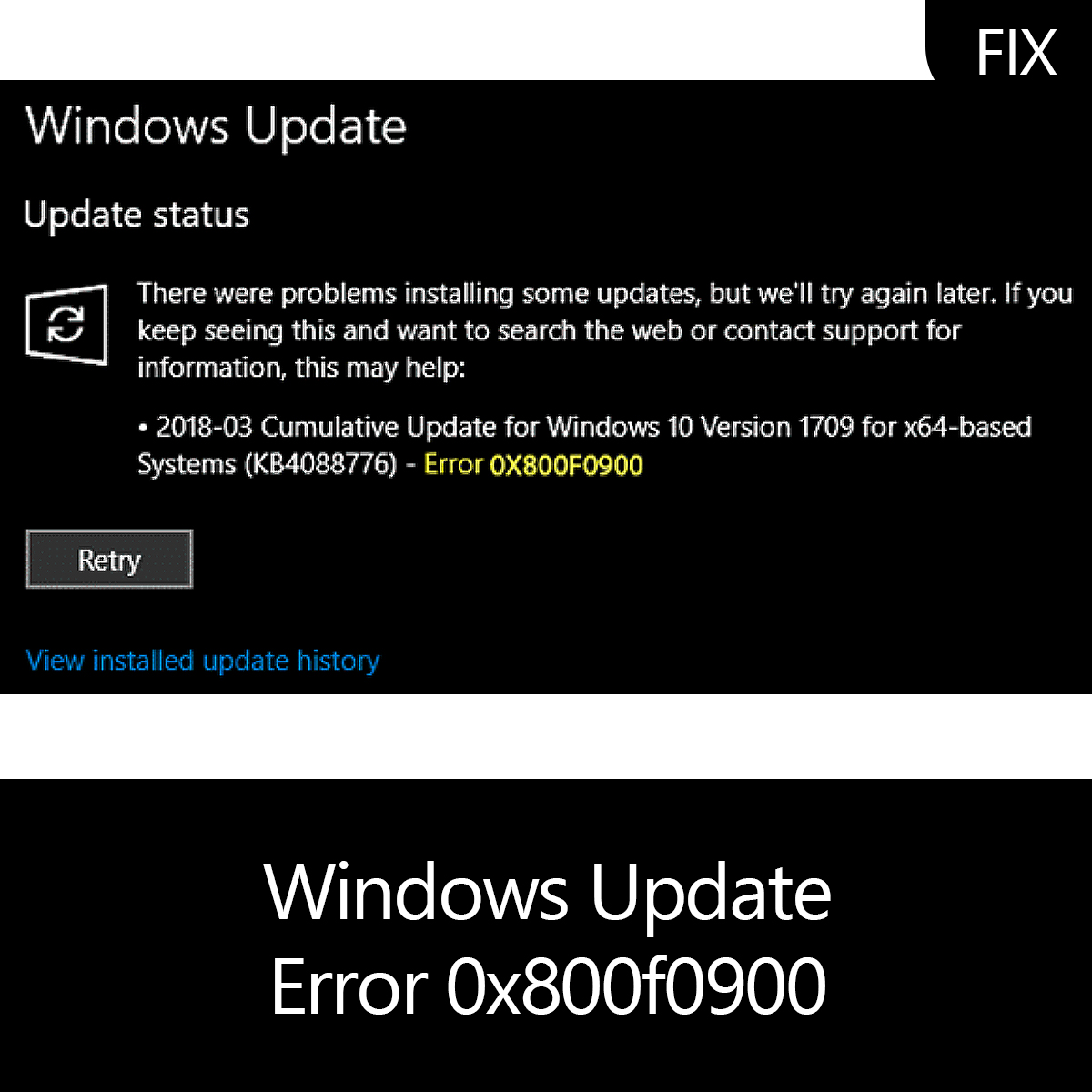 kb4088776 fails to install