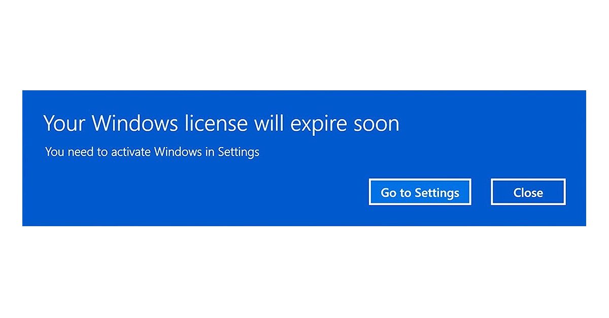 Your Windows license will expire soon ErrorTools
