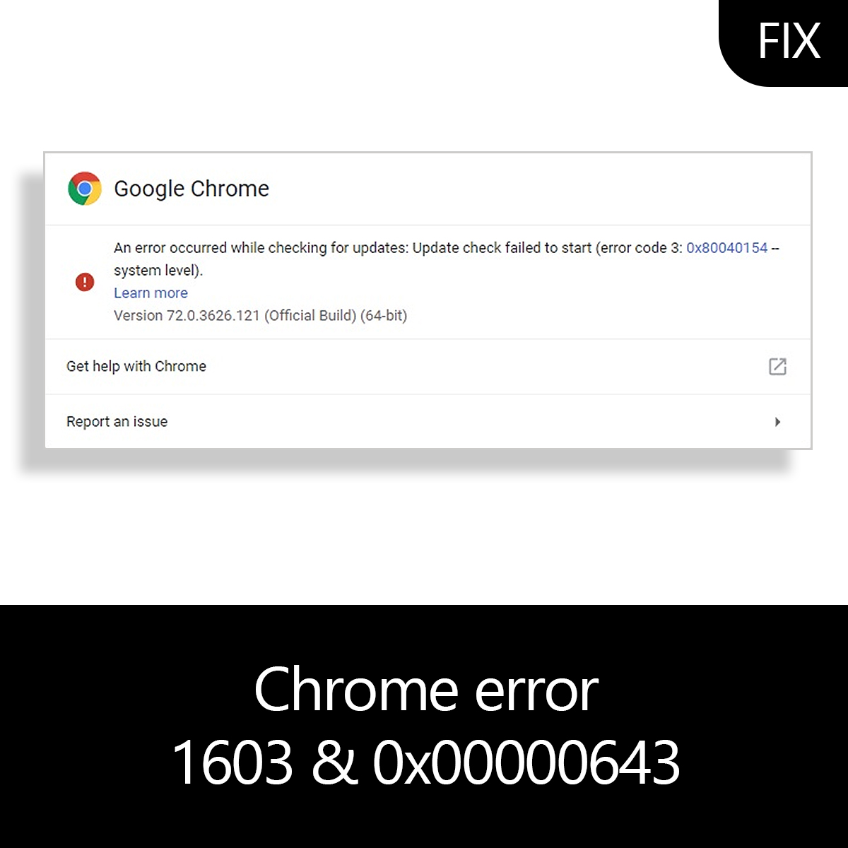 google chrome error 3
