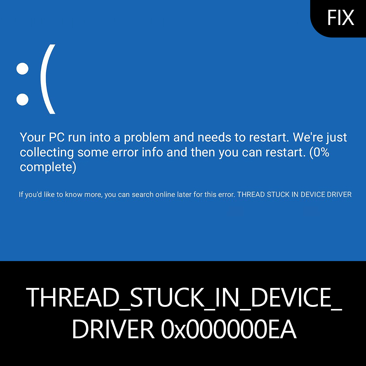 thread stuck in device driver solution