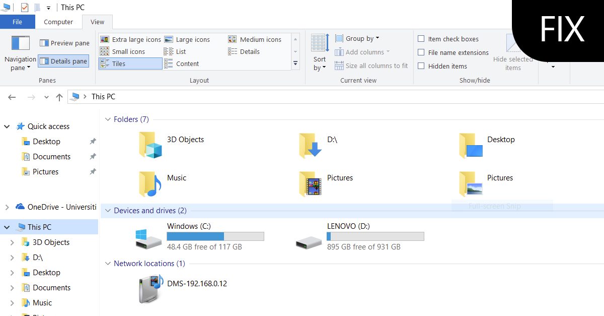 Videos folder missing from File Explorer ErrorTools