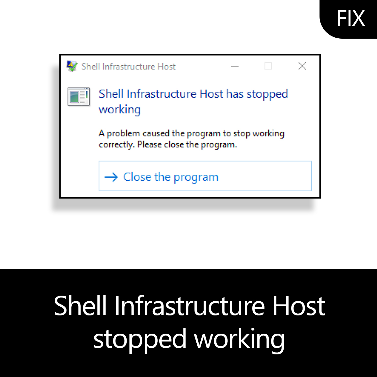 microsoft ie execute shell has stopped working