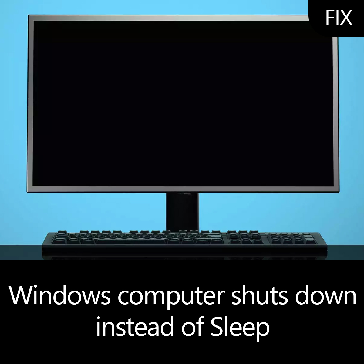 windows 10 sleeps instead of shutdown