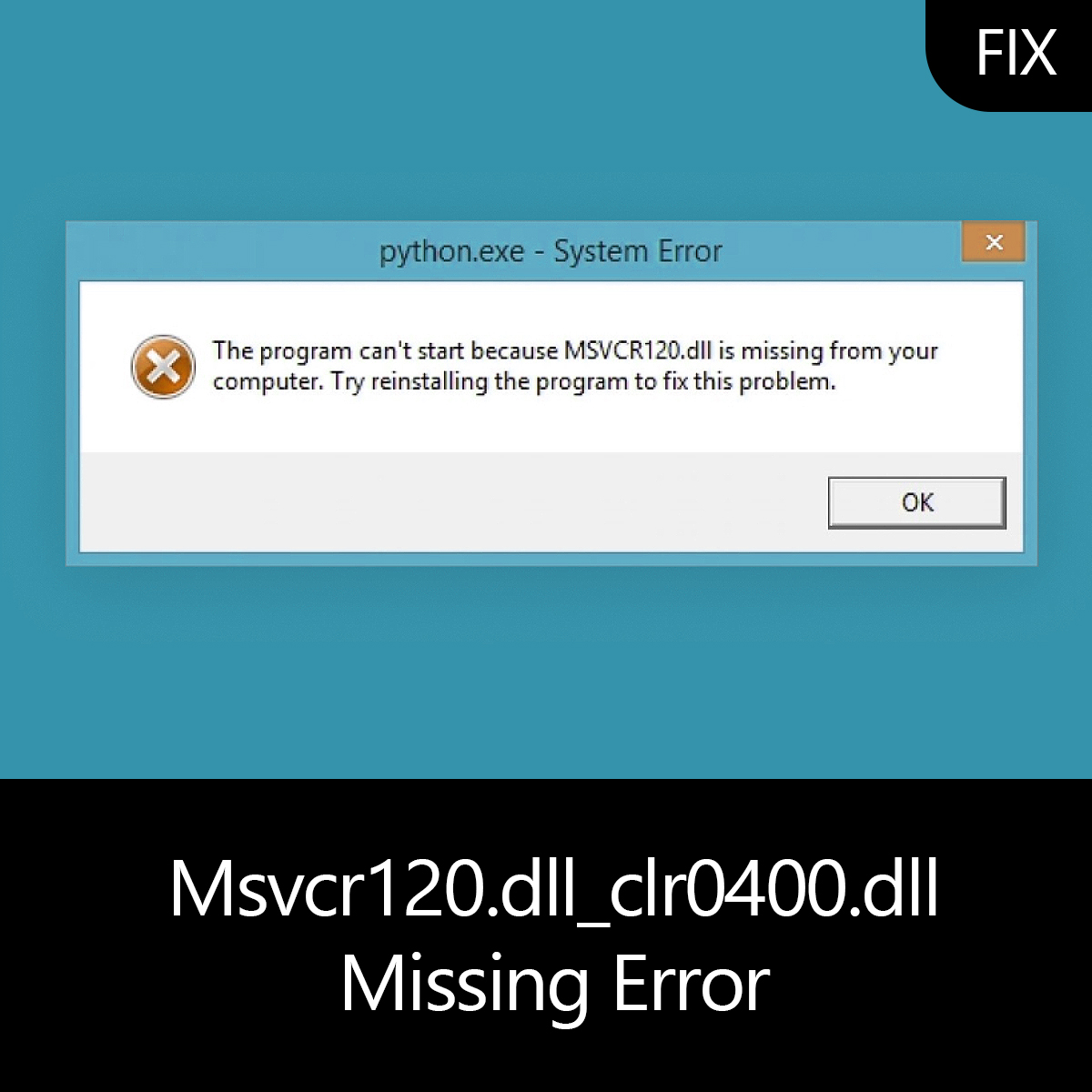 windows system32 msvcr120 dll error