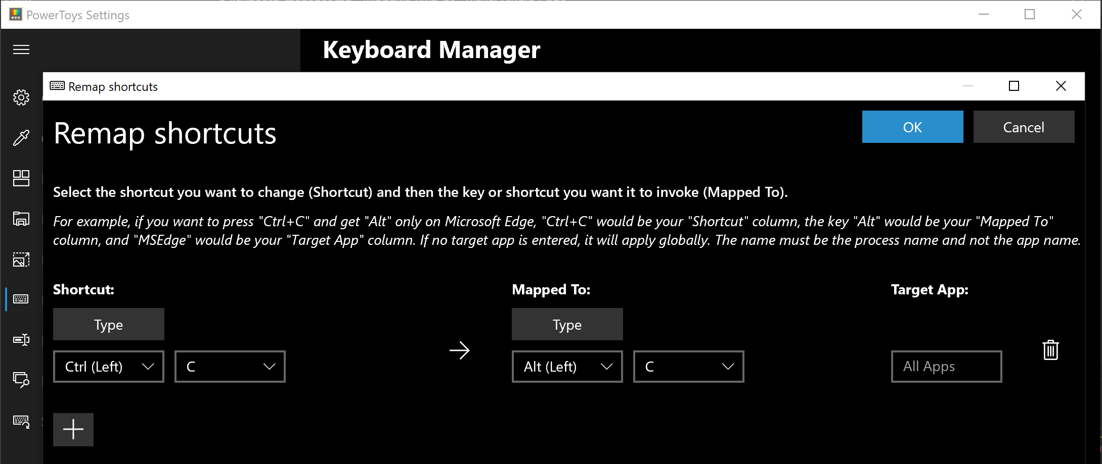 raccourcis clavier des jouets électriques