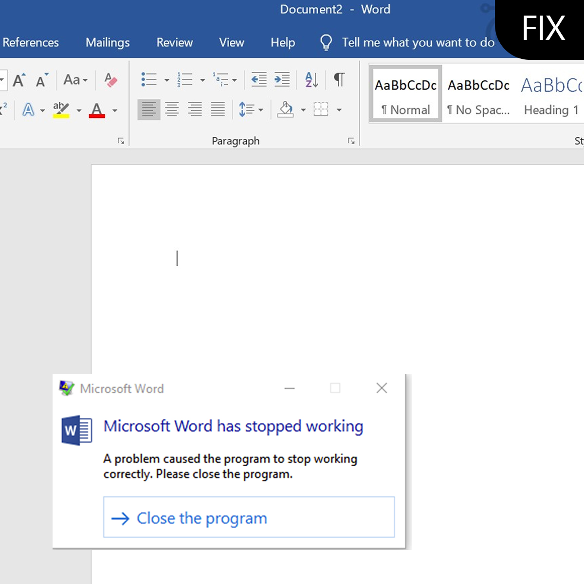 microsoft word is not working on windows 10