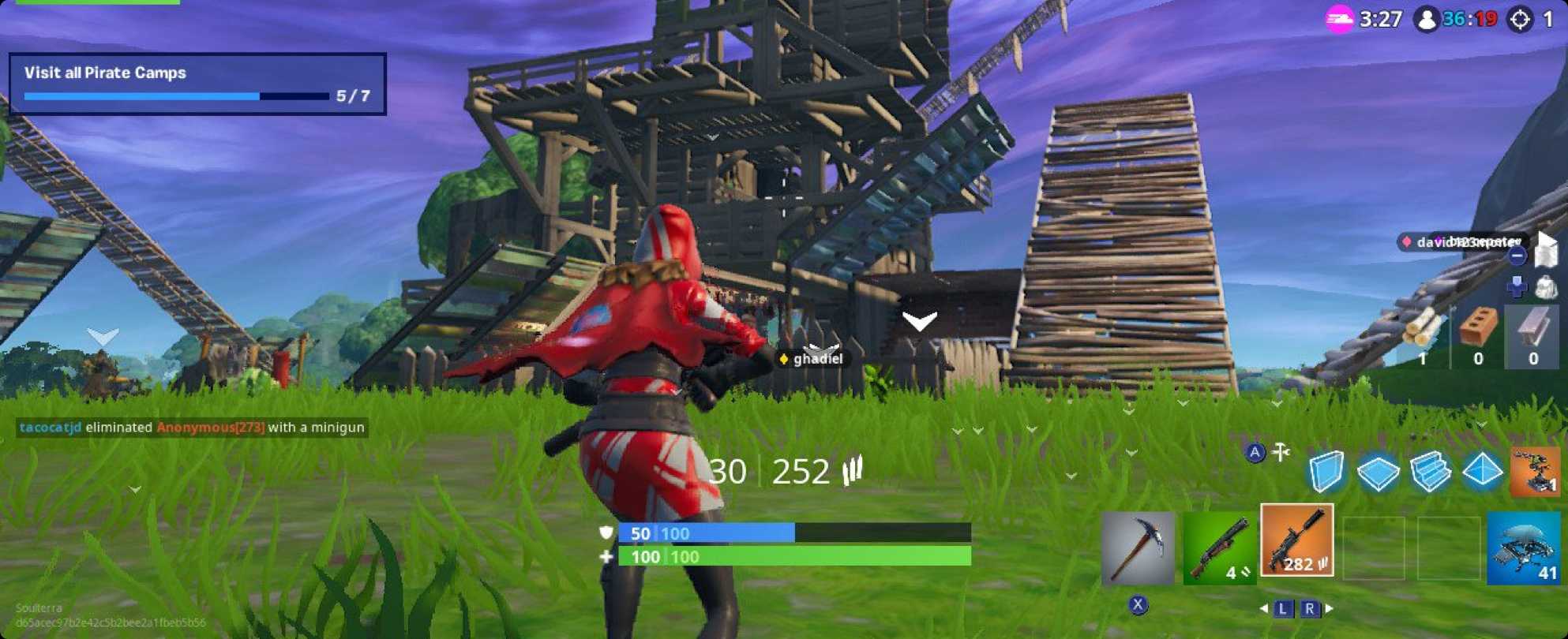 fortniteゲームプレイ