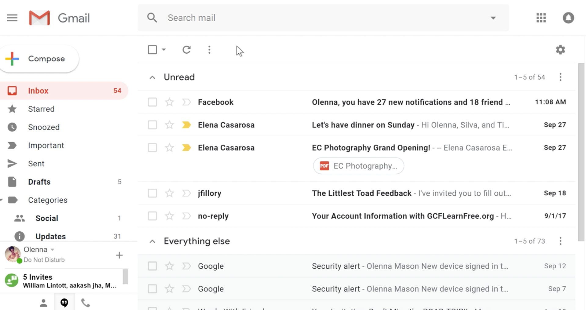 client di posta elettronica gmail