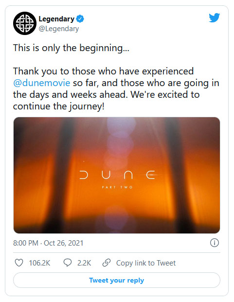 dune 2 annoucment